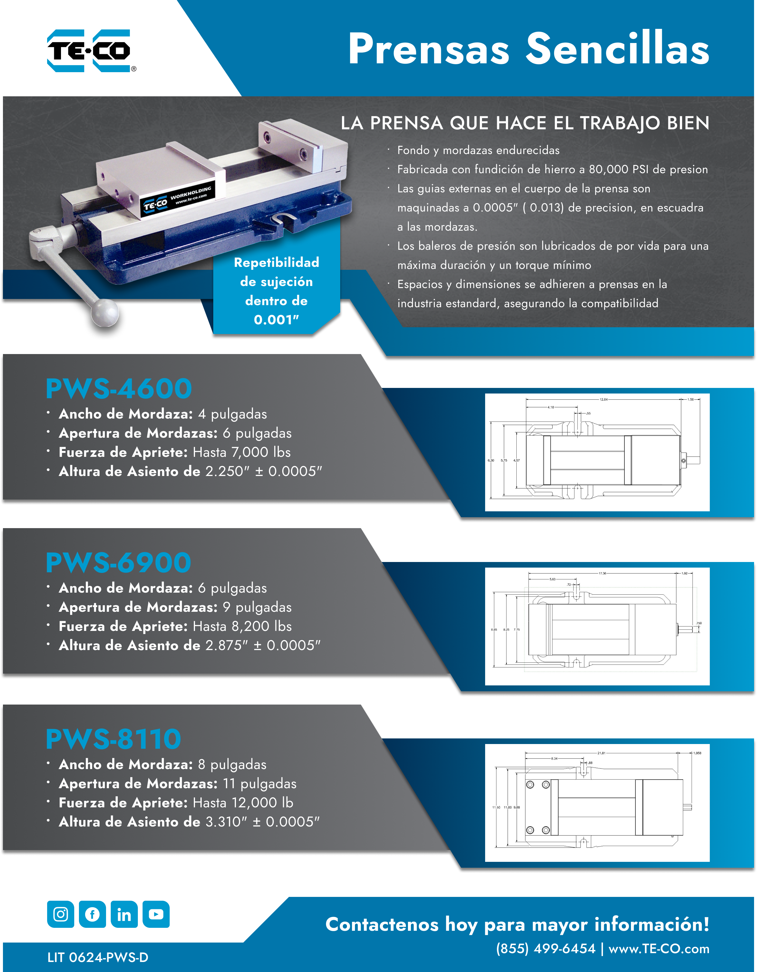 Single Station Vise Flyer Spanish